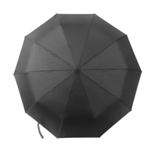 10 BONE WOOD CURVED HANDEL FOLDING UMBRELLA