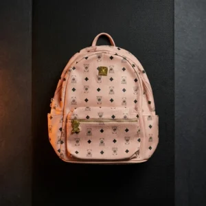 Pink Charm Teddy Backpack