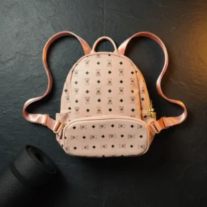 Pink Charm Teddy Backpack