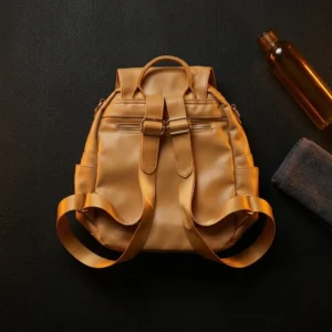 Blossom Chic Leather Backpack