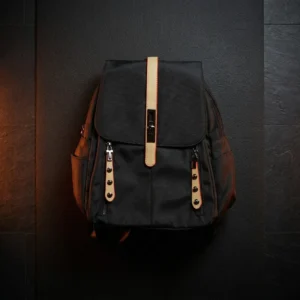 Urban Classic Flap Black Backpack