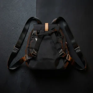 Heritage Elephant Art Leather Backpack