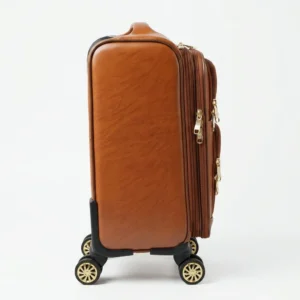 Royal Glide Leather Suitcase