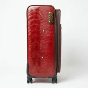 Crimson Croc Elite Suitcase