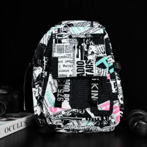 Newsprint School Backpack